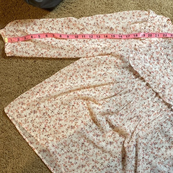 GAP Floral Print Long Sleeve Blouse Size Small - Picture 10 of 10